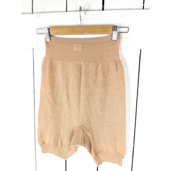 Vintage ribbed soft stretchy retro high waisted knit bloomers - Picture 5 of 5